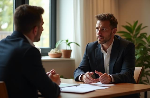 Coach working one-on-one with a client