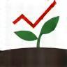 Icon representing growth chart