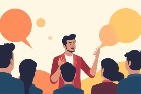 Cover image for public speaking guide